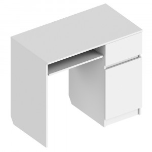 Стол компьютерный письменный СК-7 Велес белый 90 х50х77