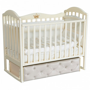 Кровать для новорожденных с ящиком и маятником