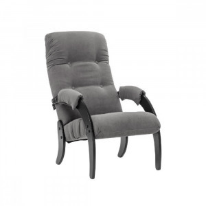 Кресло для отдыха ткань цвет серый