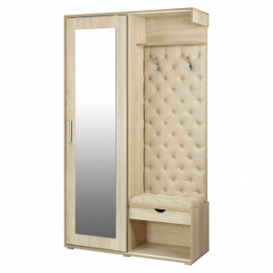 Прихожая  Дизайн с каретной стяжкой 120см