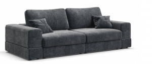 Диван-кровать Босс Модуль шенилл Глосс карбон 254 см