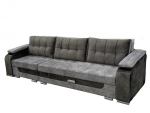 Диван универсальный раскладной Алекс 22 М серый 300х165 см
