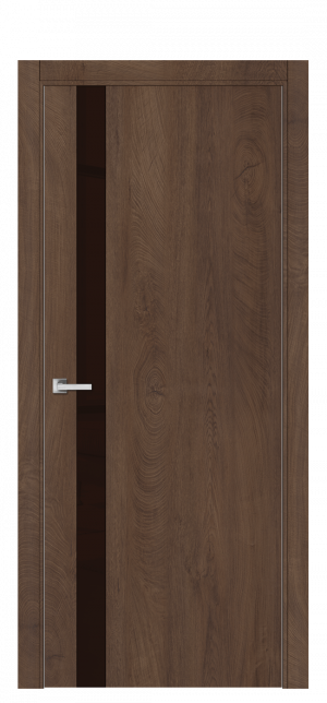 Межкомнатная дверь А2 ДО бакаут золотой из Экошпона 80х200