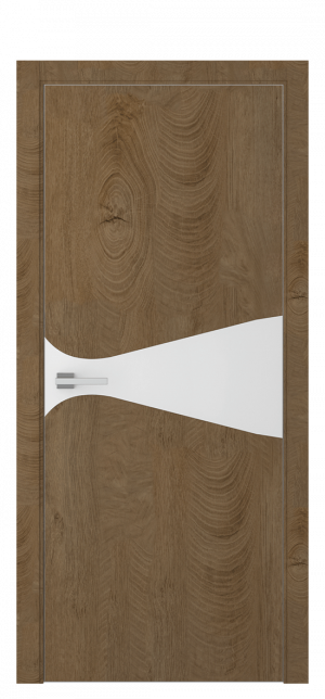 Межкомнатная дверь A21 ДГ Бакаут золотой из Экошпона 80х200