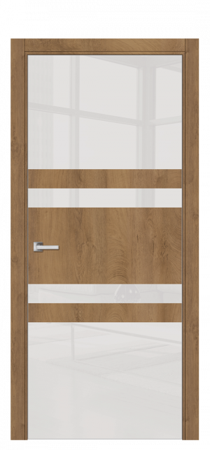 Межкомнатная дверь А9 ДО бакаут золотой из Экошпона 80х200