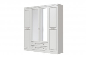 Шкаф распашной 4-х створчатый ШР-4 - Белый Олимп