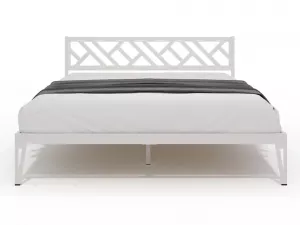 Кровать из металла Айрис белая 160х200