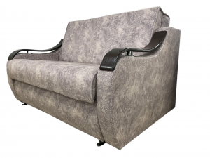 Диван прямой раскладной ППУ Аккордеон 120 бежевый с подлокотниками 145 см