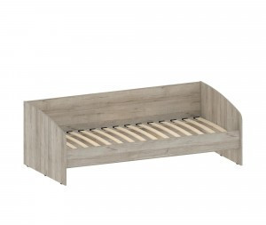 Кровать односпальная Анима дуб крафт серый 90х190