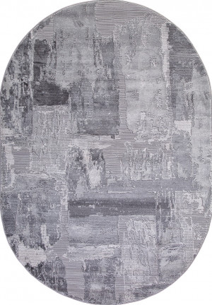 ARMINA Ковер Овал Серый 1.6х2.3