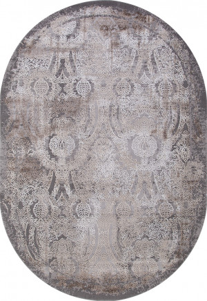 ARMINA Ковер Овал Серый 1.6х2.3