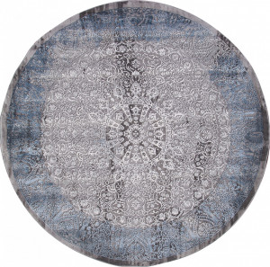 ARMINA Ковер Круг Голубой  1.5*1.5 м.