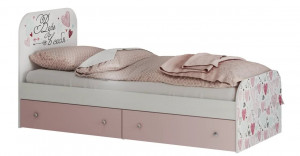 Кровать с ящиками BTS Малибу КР-10 Light 80х186
