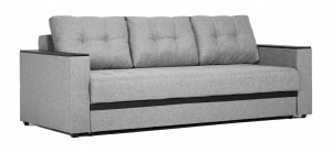 Диван прямой Атланта Люкс рогожка Malmo платина 218х86х98