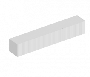 Тумба ТВ подвесная Квинта софт айс 160х35х35