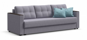 Диван прямой Атланта малмо платина серый 216см