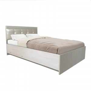 Кровать односпальная 120х200 ортопедическим основанием с ПМ Азалия Бодега Белый