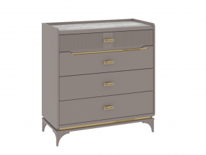 Комод малый 4-ящика Сиде Мокко 93х45х99