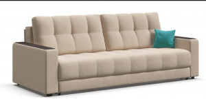 Диван прямой Босс велюр Moнолит латте 235 см