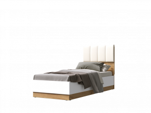 Кровать Адель 0,8 с подъемным механизмом + мягкое изголовье