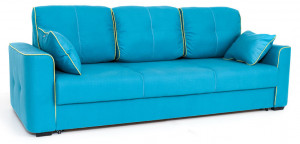 Диван прямой раскладной НПБ Бали голубой 243см