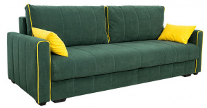 Диван прямой раскладной НПБ Бали 3 зеленый 225см