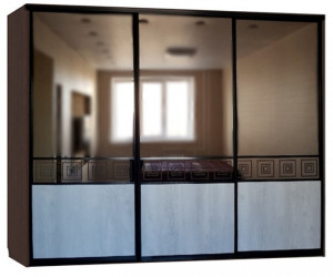 Шкаф-купе 3-створчатый распошной На заказ
