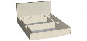 Кровать двухспальная Беата 160х200 с ортопедическим основанием дуб белый