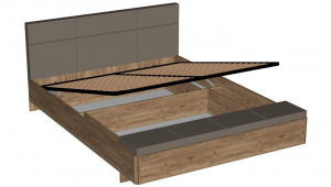 Кровать Беата 1800*2000 с банкеткой + подъемный механизм