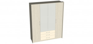 Шкаф распашной  четырехдверный с ящиками  Беата 184см