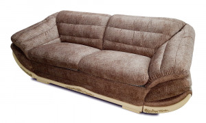 Диван прямой раскаладной Белучи коричневый 240см