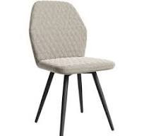 Стул мягкий Батист конус черный/велюр бежевый 52х55х93