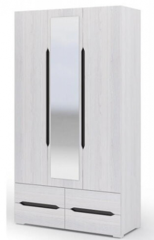 Шкаф 3-х створчатый распошной с ящикамиВаленсия 120х50х220