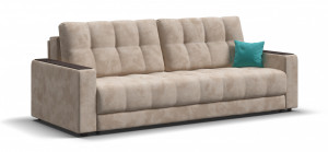 Диван прямой Босс велюр Aлькантара пепел 235 см