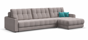 Диван угловой BOSS 3.0 MAX рогожка Malmo серый 340х93х183