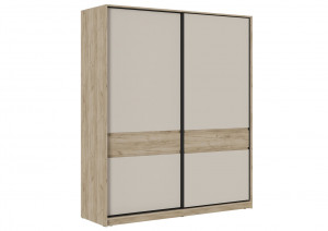 Шкаф купе распашной 2-х створчатый Бостон  кашемир дуб серый 162х60х230