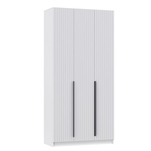 Шкаф распашной  3-х створчатый Брандо цвет белый 120х53х248