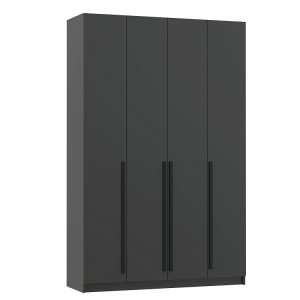 Шкаф распашной 4-х створчатый Брандо цвет графит 160х53х248