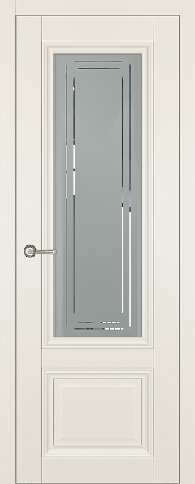 Дверь межкомнатная Карда К-41 магнолия