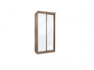 Шкаф-купе двухдверный Элит белый 91см