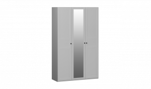 Шкаф 3 дверный с комбинированными дверями, Фрея (1352*503*2204) Белый