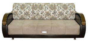 Диван прямой раскладной Элит 2 с локтями бежевый 220см