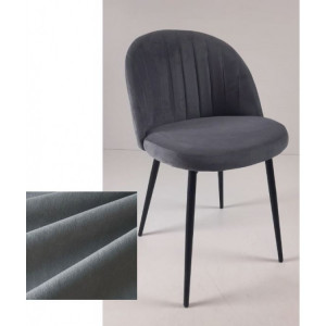 Стул кухонный Честер серый велюр