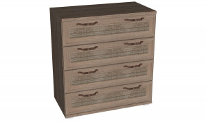 Комод четыре ящика К 80 Рандеву дуб оксид 80см