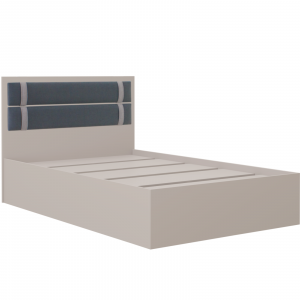 Чарли односпальная Кровать серая 120х200