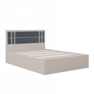 Чарли односпальная Кровать серая 140х200