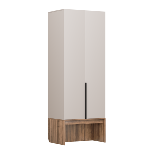 Шкаф 2-створчатый распашной кашемир Чарли 80х55х220