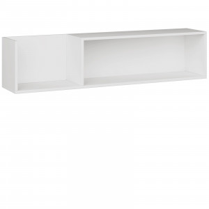 Полка над столом Чарли 7  12белая 120х23