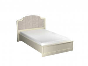 Кровать полутороспальная 120х200  Сиена бежевый