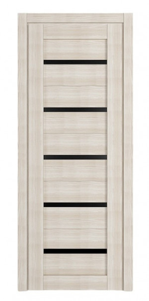 Дверь Деко-1 капучино черное стекло 700